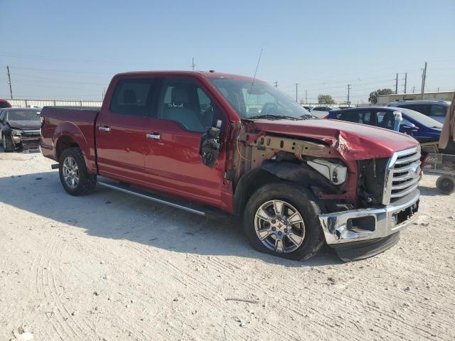 1FTEW1C8XGKD28746 - 2016 FORD F150 SUPERCREW RED photo 4