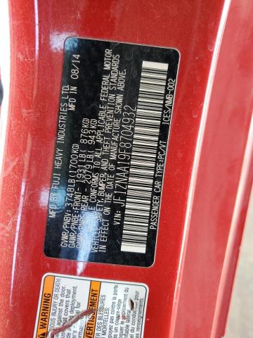 JF1ZNAA19F8704932 - 2015 TOYOTA SCION FR-S RED photo 12