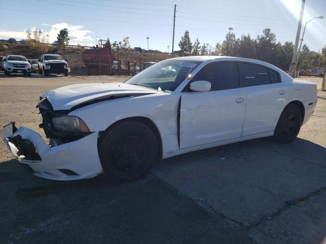 2C3CDXAG5DH592345 - 2013 DODGE CHARGER POLICE WHITE photo 1