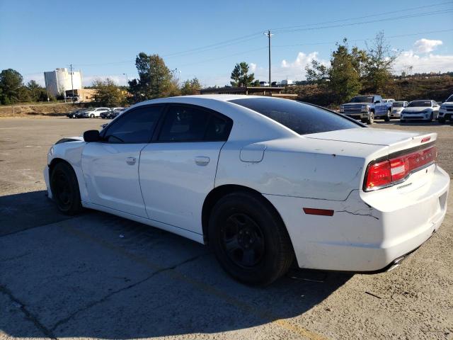 2C3CDXAG5DH592345 - 2013 DODGE CHARGER POLICE WHITE photo 2