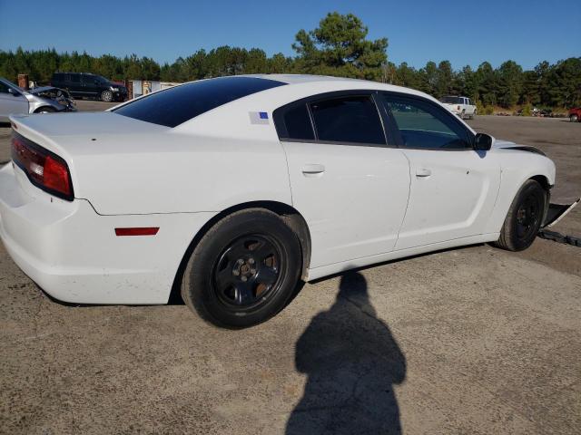 2C3CDXAG5DH592345 - 2013 DODGE CHARGER POLICE WHITE photo 3