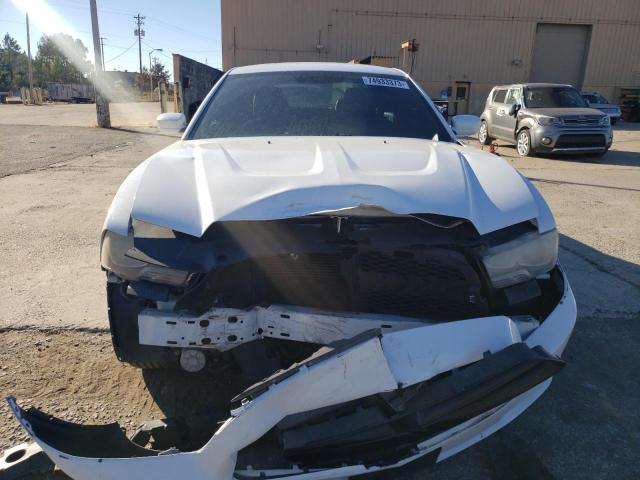 2C3CDXAG5DH592345 - 2013 DODGE CHARGER POLICE WHITE photo 5