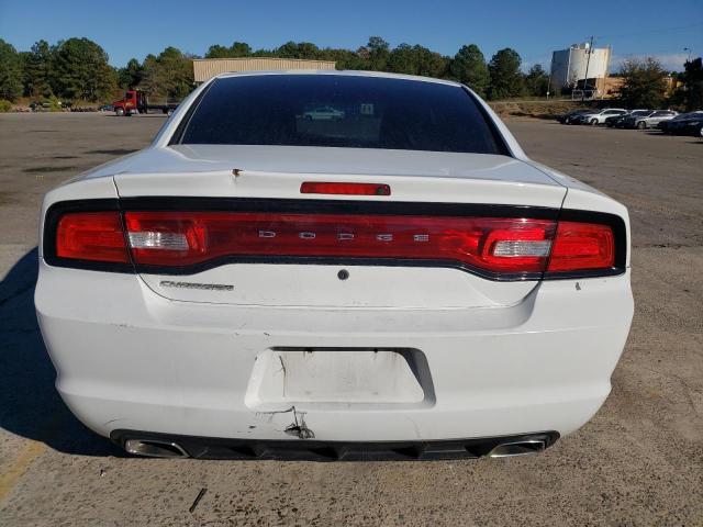 2C3CDXAG5DH592345 - 2013 DODGE CHARGER POLICE WHITE photo 6