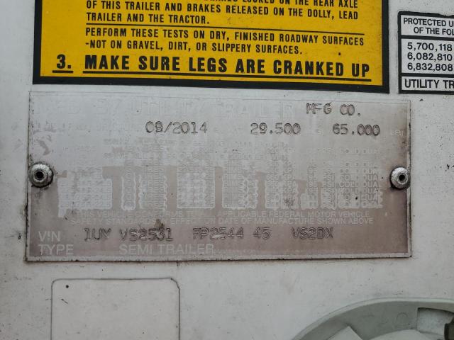 1UYVS2531FP254445 - 2015 UTILITY TRAILER Ağ foto 10