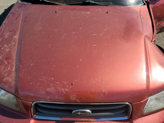 JF1SG65614H715502 - 2004 SUBARU FORESTER 2.5XS Красный фото 12