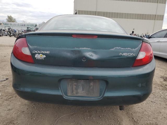 1B3ES46C0YD518477 - 2000 DODGE NEON BASE GREEN photo 6