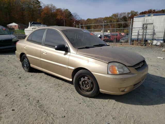 KNADC125046288383 - 2004 KIA RIO GOLD photo 4