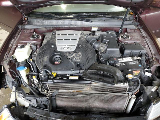 5NPEU46F06H025893 - 2006 HYUNDAI SONATA GLS BURGUNDY photo 11