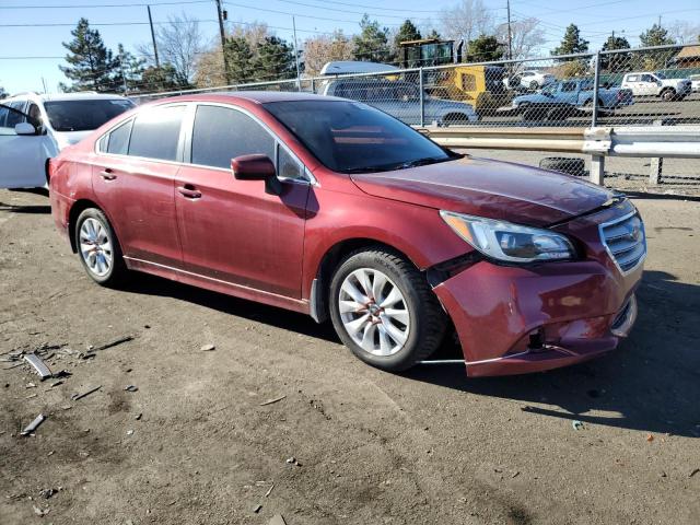 4S3BNBC61F3036096 - 2015 SUBARU LEGACY 2.5I PREMIUM RED photo 4