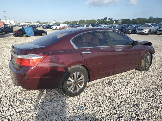 1HGCR2F37DA122596 - 2013 HONDA ACCORD LX BURGUNDY photo 3