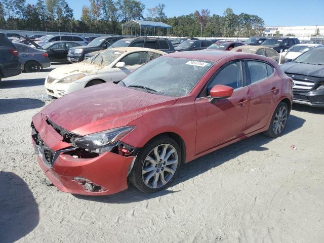 JM1BM1M38E1191689 - 2014 MAZDA 3 GRAND TOURING RED photo 1