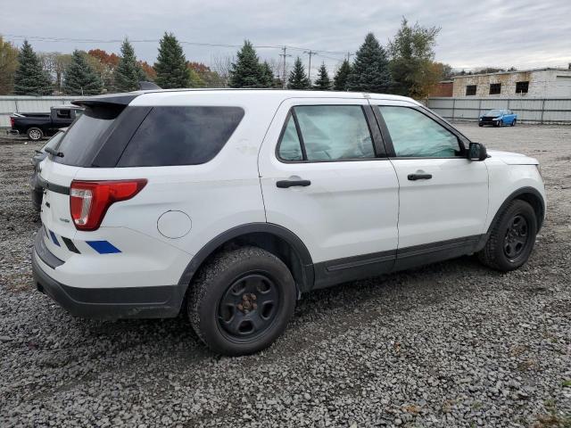 1FM5K8AR1JGC94864 - 2018 FORD EXPLORER POLICE INTERCEPTOR Weiß Foto 3