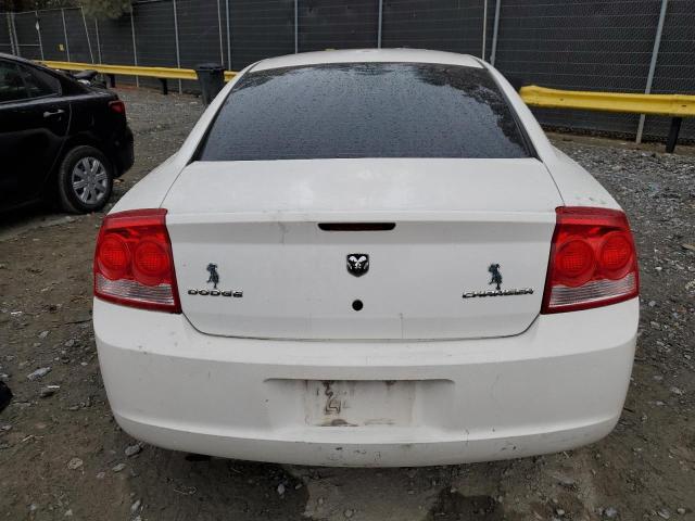 2B3AA4CT5AH176717 - 2010 DODGE CHARGER WHITE photo 6