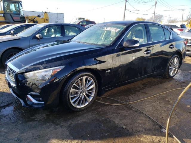 JN1EV7AR9JM612224 - 2018 INFINITI Q50 LUXE BLACK photo 1