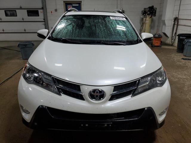 2T3DFREV4DW017037 - 2013 TOYOTA RAV4 LIMITED WHITE photo 5