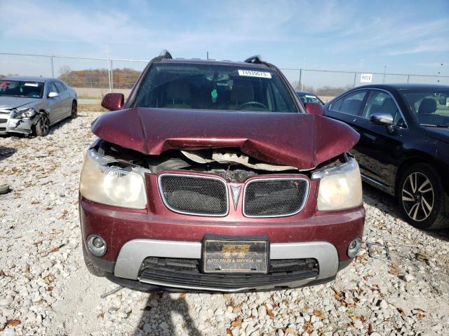 2CKDL33F286010552 - 2008 PONTIAC TORRENT BURGUNDY photo 5