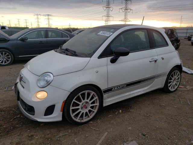 3C3CFFFH5ET288351 - 2014 FIAT 500 ABARTH WHITE photo 1