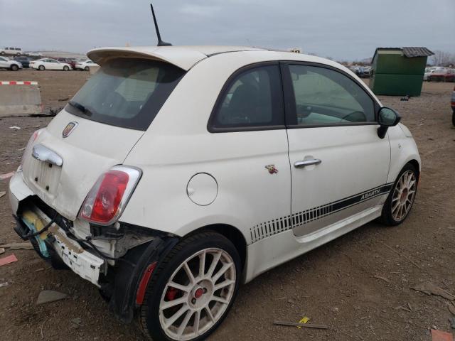 3C3CFFFH5ET288351 - 2014 FIAT 500 ABARTH WHITE photo 3