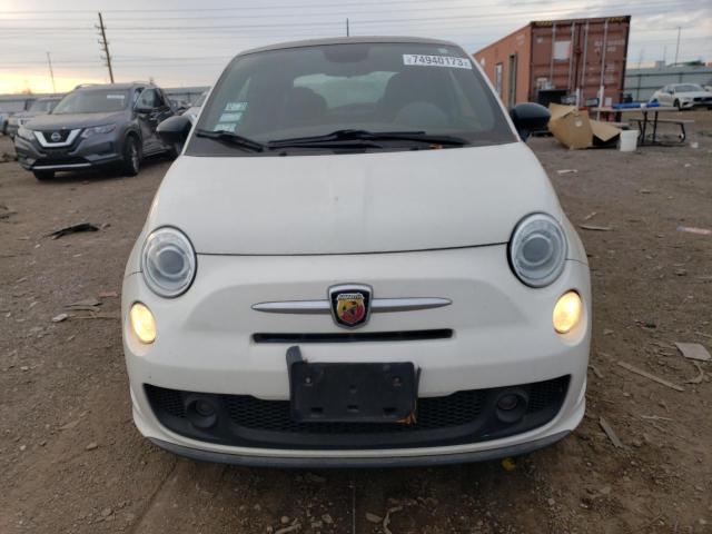 3C3CFFFH5ET288351 - 2014 FIAT 500 ABARTH WHITE photo 5