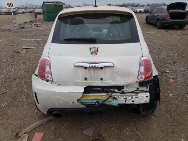 3C3CFFFH5ET288351 - 2014 FIAT 500 ABARTH WHITE photo 6