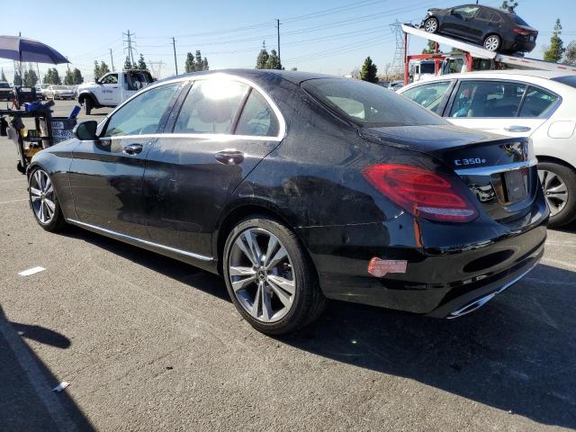 55SWF4HB9JU244740 - 2018 MERCEDES-BENZ C 350E BLACK photo 2