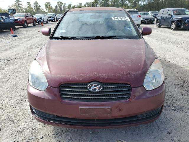 KMHCN4AC9BU533664 - 2011 HYUNDAI ACCENT GLS MAROON photo 5