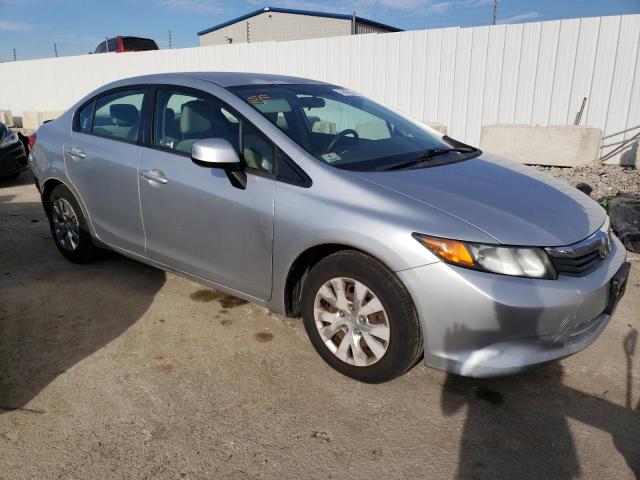 2HGFB2F52CH325768 - 2012 HONDA CIVIC LX SILVER photo 4