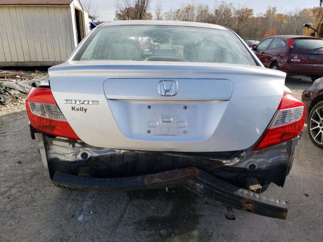 2HGFB2F52CH325768 - 2012 HONDA CIVIC LX SILVER photo 6