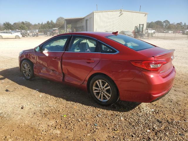 5NPE24AF1HH568654 - 2017 HYUNDAI SONATA SE RED photo 2