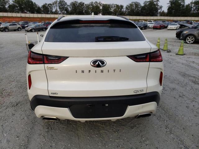 3PCAJ5KR1PF100825 - 2023 INFINITI QX55 ESSENTIAL WHITE photo 6