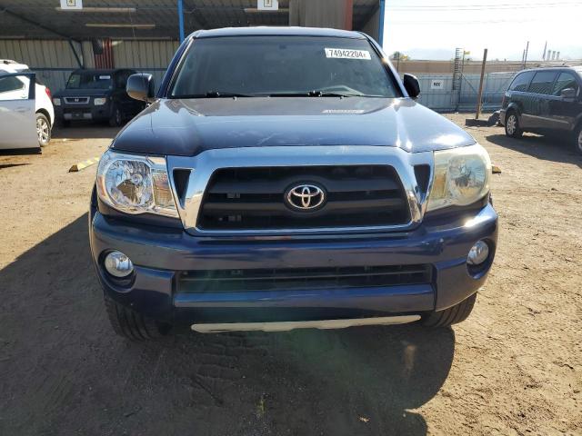 5TELU42N67Z446391 - 2007 TOYOTA TACOMA DOUBLE CAB BLUE photo 5