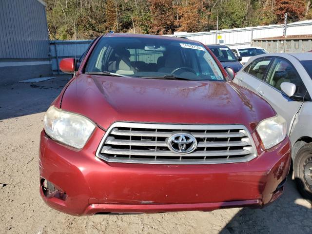 JTEBK3EHXA2166191 - 2010 TOYOTA HIGHLANDER RED photo 5