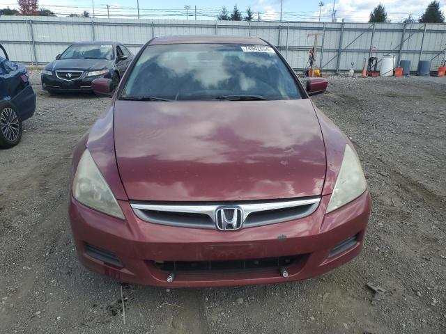 1HGCM56737A086302 - 2007 HONDA ACCORD EX RED photo 5