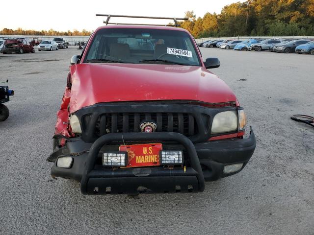 5TENL42N91Z767344 - 2001 TOYOTA TACOMA RED photo 5