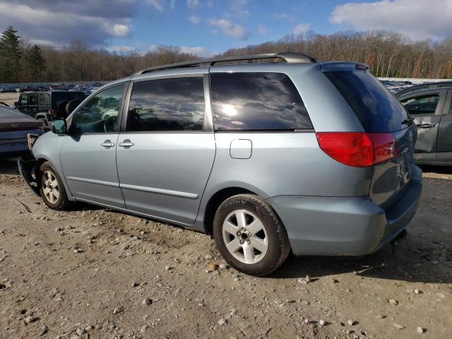 5TDZK23C28S119602 - 2008 TOYOTA SIENNA CE BLUE photo 2