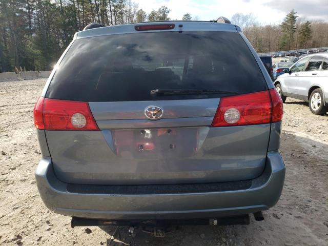 5TDZK23C28S119602 - 2008 TOYOTA SIENNA CE BLUE photo 6