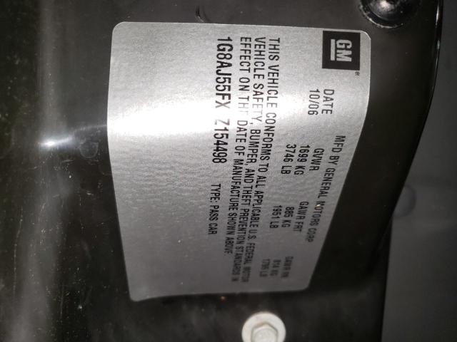 1G8AJ55FX7Z154498 - 2007 SATURN ION LEVEL 2 银色 照片 12