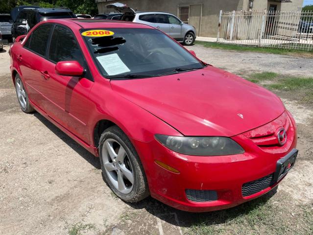 1YVHP80D585M07336 - 2008 MAZDA 6 S RED photo 1