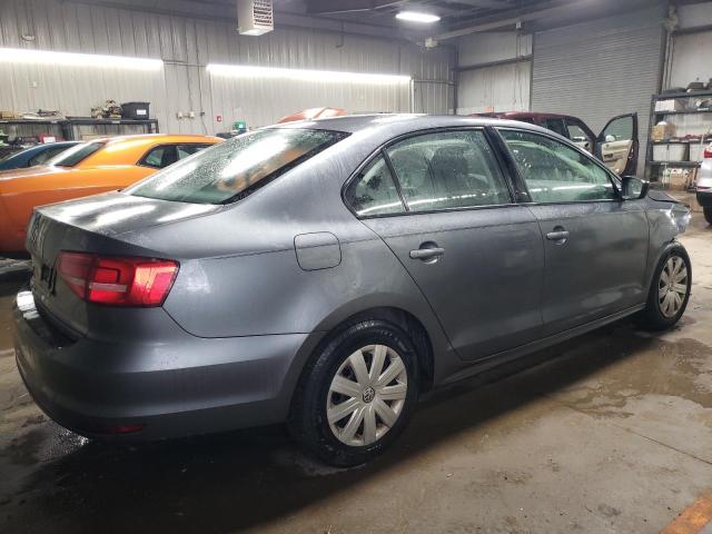 3VW2K7AJ1FM424518 - 2015 VOLKSWAGEN JETTA BASE GRAY photo 3