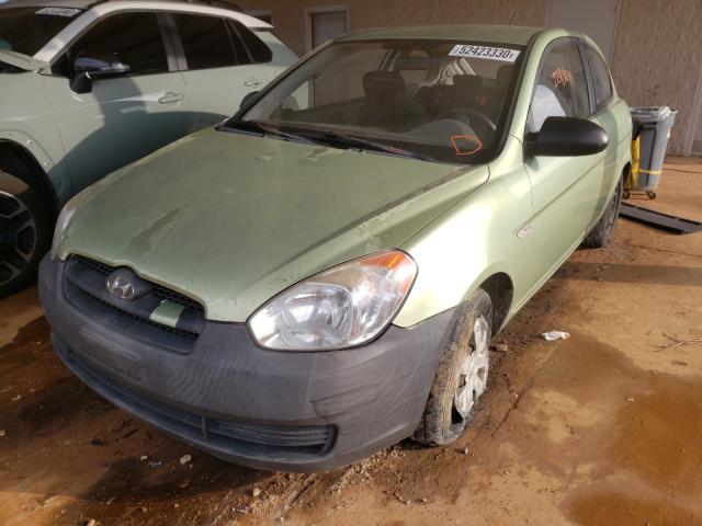 KMHCM36CX7U011008 - 2007 HYUNDAI ACCENT GS GREEN photo 2