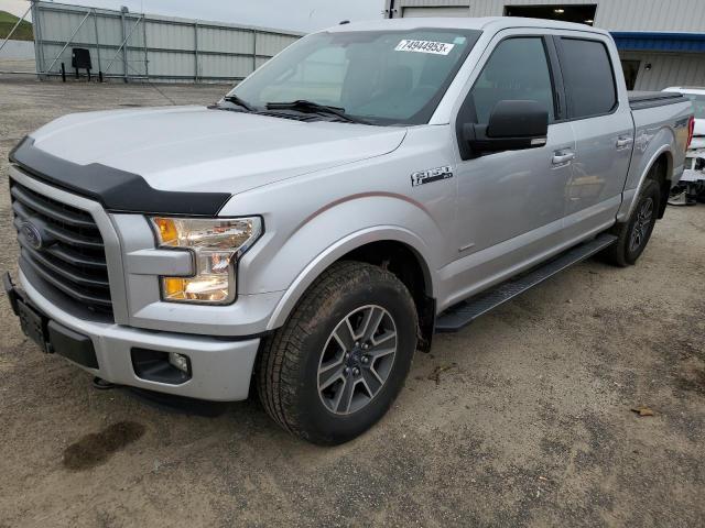 1FTEW1EP8GFA60874 - 2016 FORD F150 SUPERCREW SILVER photo 1