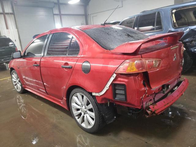 JA3AU86W59U002396 - 2009 MITSUBISHI LANCER GTS RED photo 2