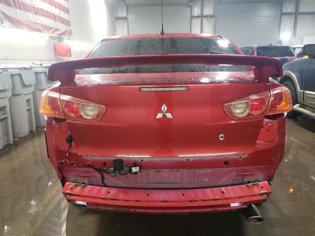 JA3AU86W59U002396 - 2009 MITSUBISHI LANCER GTS RED photo 6