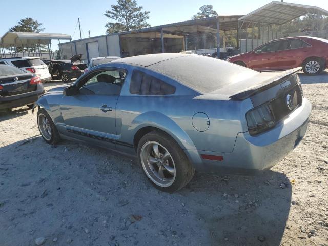 1ZVFT80N665114962 - 2006 FORD MUSTANG BLUE photo 2