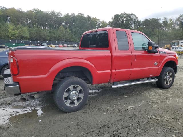 1FT8X3BTXCEA23073 - 2012 FORD F350 SUPER DUTY RED photo 3