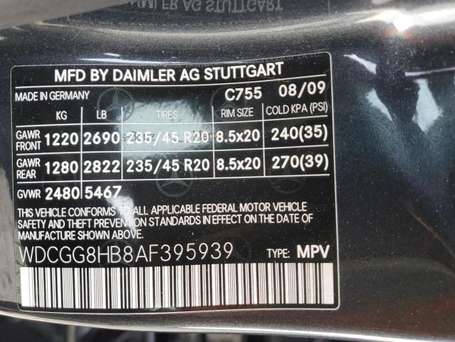 WDCGG8HB8AF395939 - 2010 MERCEDES-BENZ GLK 350 4MATIC GRAY photo 12