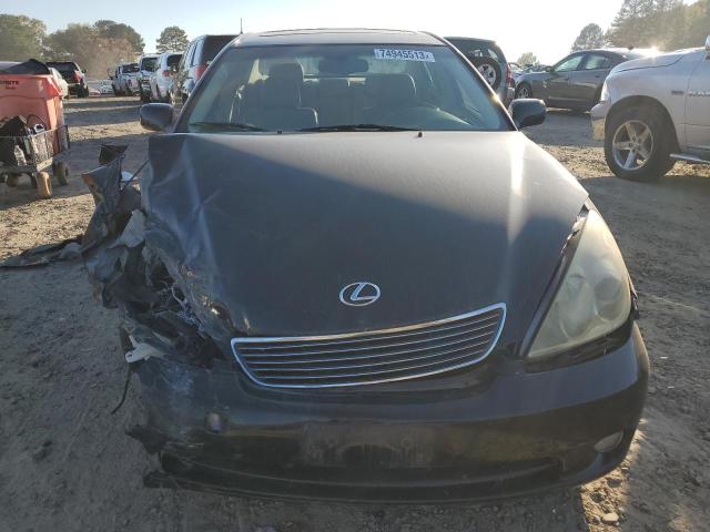 JTHBA30G955112597 - 2005 LEXUS ES 330 BLACK photo 5