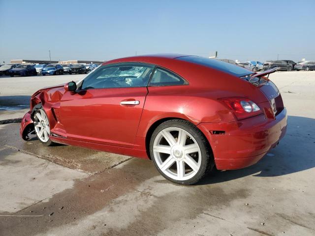 1C3AN69L24X001254 - 2004 CHRYSLER CROSSFIRE LIMITED RED photo 2