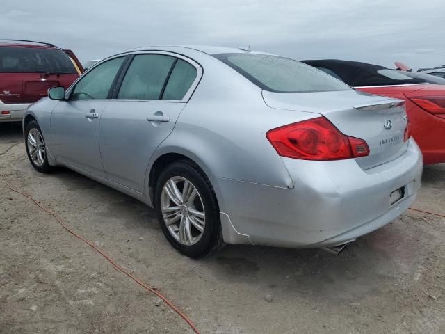 JN1DV6AR3CM730276 - 2012 INFINITI G25 SILVER photo 2