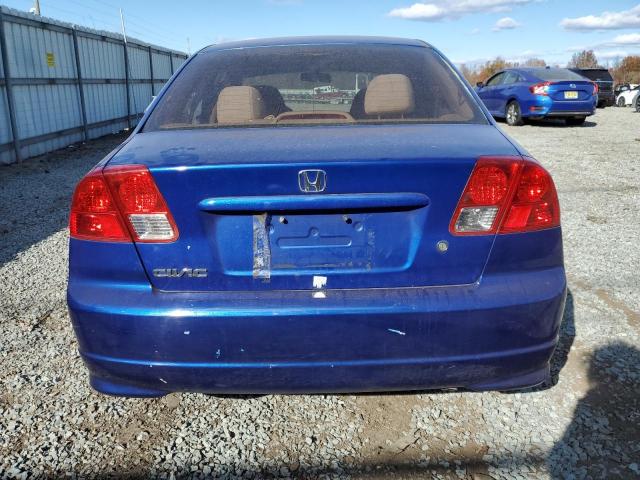 2HGES16344H605682 - 2004 HONDA CIVIC DX VP BLUE photo 6
